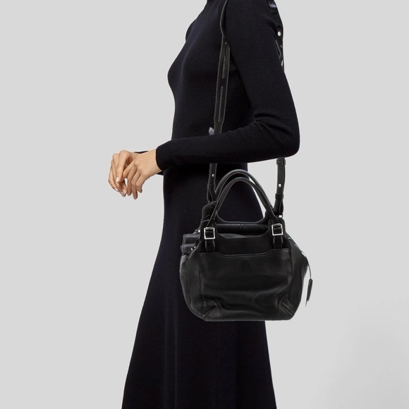 * Rag & Bone Top Handle Bag
* Black Leather
* Gunmetal & Tonal Hardware - Picture 6 of 6